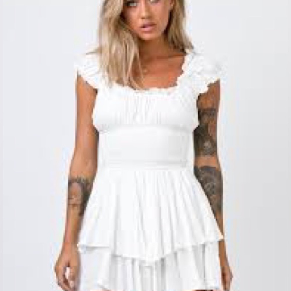 Princess Polly white romper